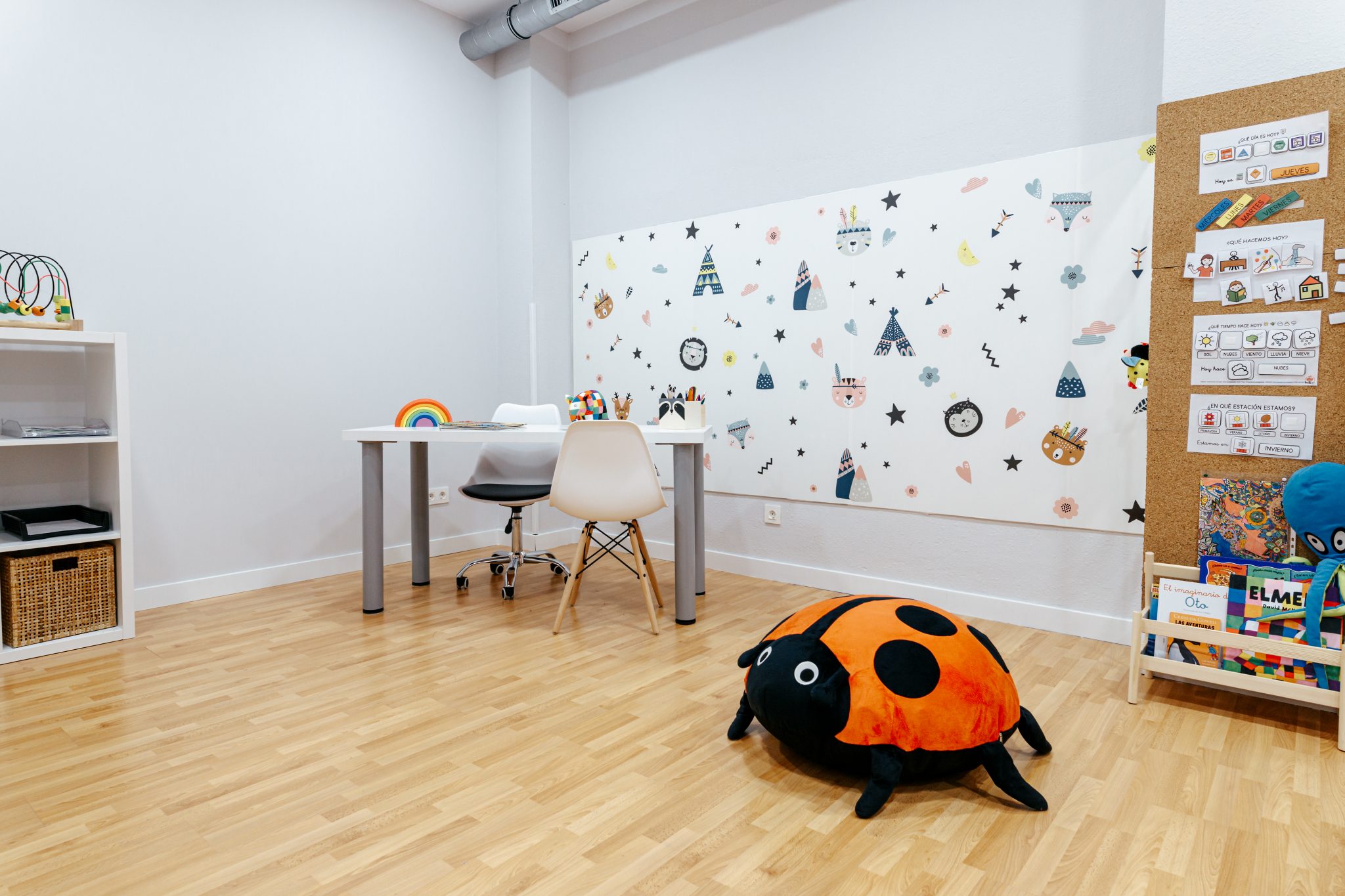 Imagen rincon despacho con muñeco mariquita